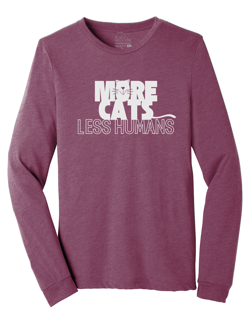 More Cats Less Humans Long Sleeve